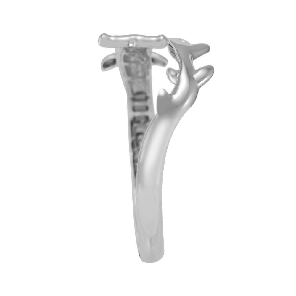 Hammerhead Shark Silver Cuff Bracelet with open lock TBA221 - peterstone.dropshipping