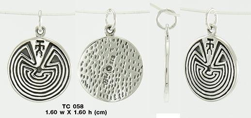 Labyrinth Silver Charm TC058 - peterstone.dropshipping