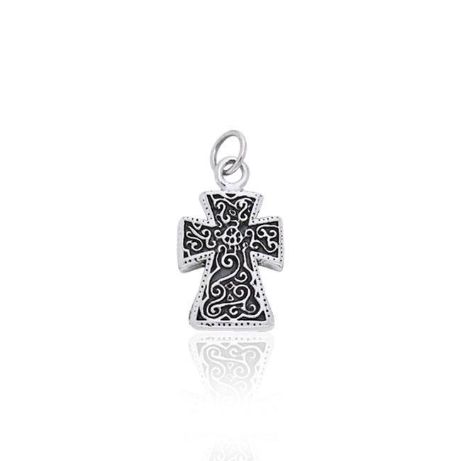 Elegance Cross Silver Charm TCM311 Charm