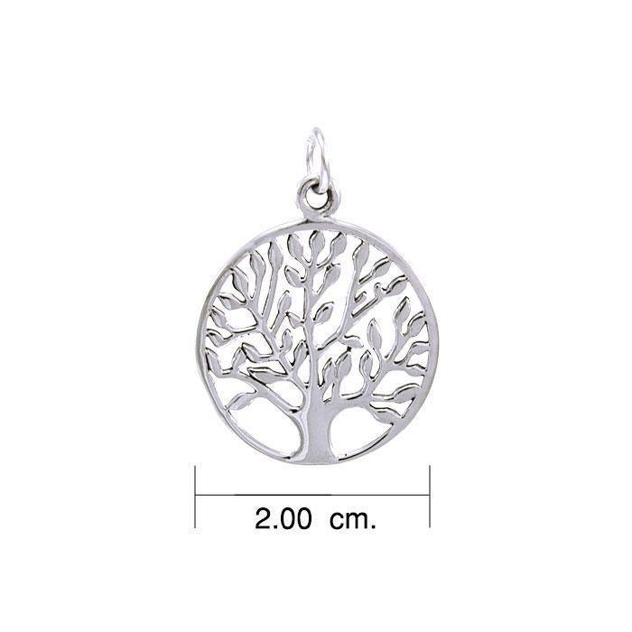 Modern Tree of Life Silver Charm TCM462 Charm