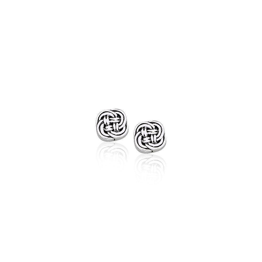 Celtic Knotwork Silver Earrings TE1038 Earrings