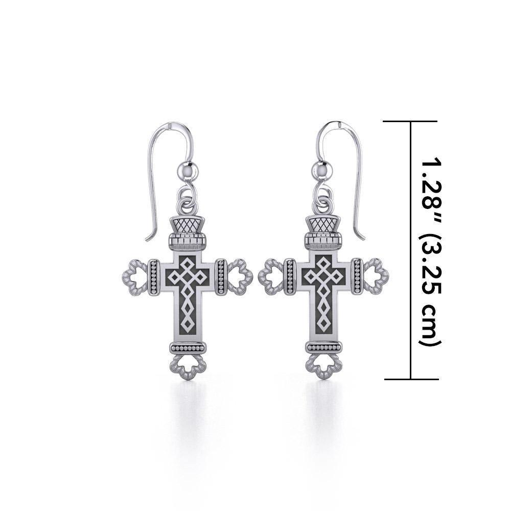 Medieval Cross Earrings TE1083 Earrings