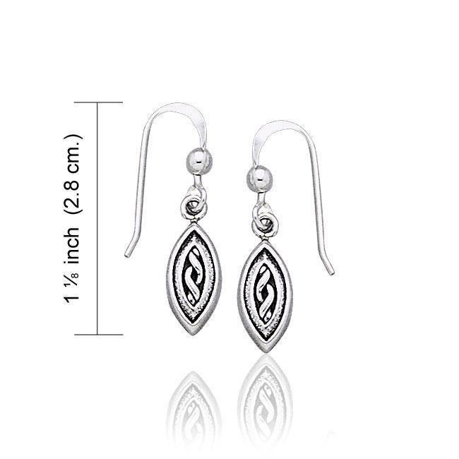 Celtic Knotwork Silver Earrings TE1126 Earrings