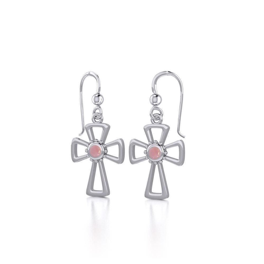 Silver Cross Earrings TE1150 Earrings