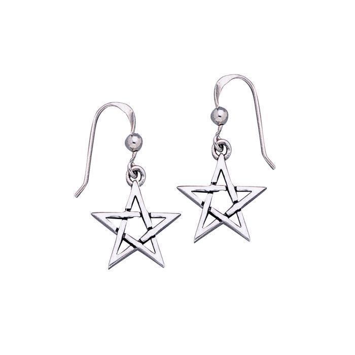 Silver The Star Earrings TE1171