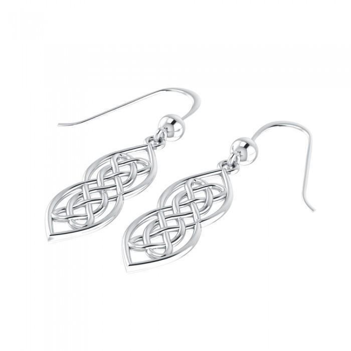 Celtic Hearts Entwined Earrings TE121