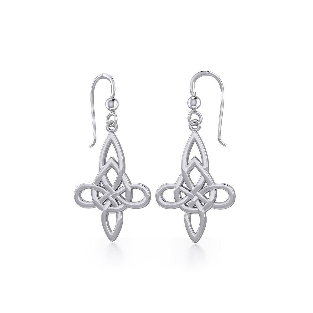 Celtic Knotwork Silver Earrings TE191 Earrings