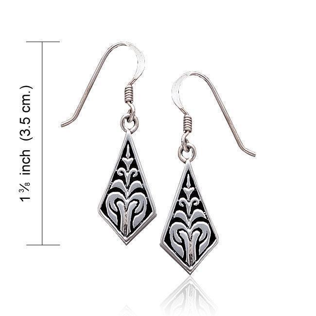 Celtic Knotwork Silver Earrings TE195 Earrings