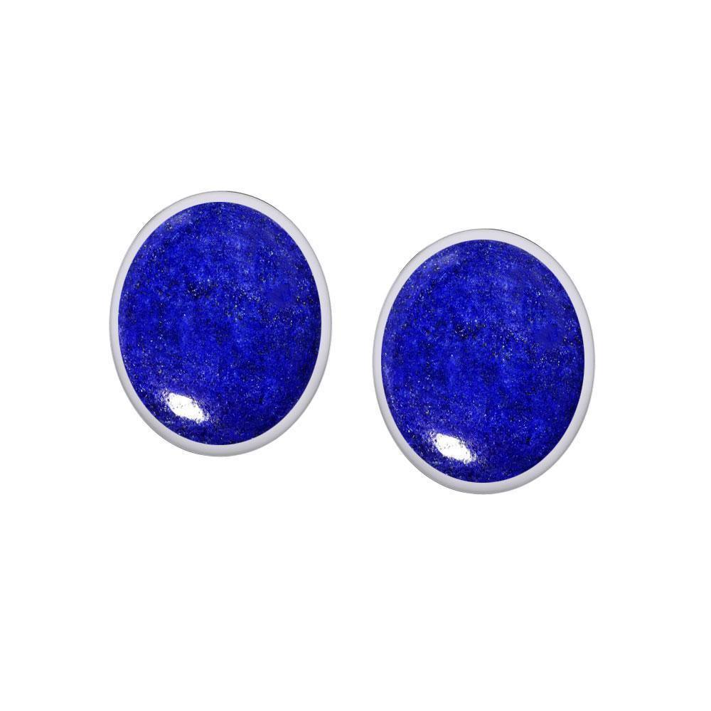 Oval Cabochon Post Earrings TE2171 Earrings