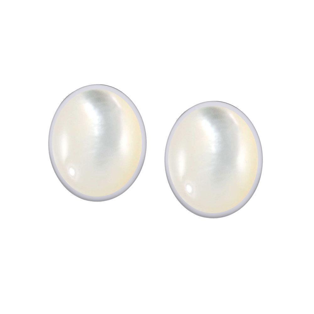 Oval Cabochon Post Earrings TE2171 Earrings