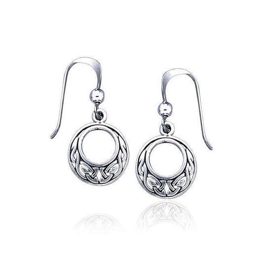 Celtic Knotwork Silver Earrings TE815 Earrings