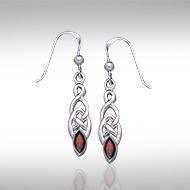 Celtic Knotwork Silver Earrings TE862 Earrings