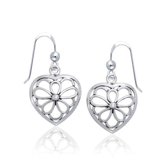 Heart Sterling Silver Earrings TER1127 Earrings