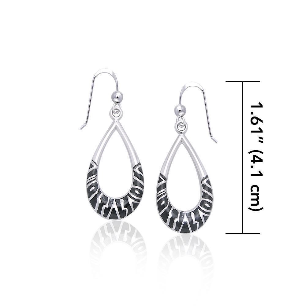 In the wild ~ Sterling Silver Jewelry Safari-inspired Hook Earrings TER1178 Ring