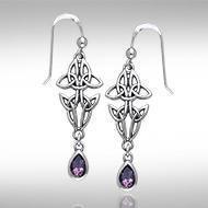 Celtic Knotwork Silver Earrings TER120 Earrings