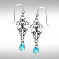 Celtic Knotwork Silver Earrings TER120 Earrings