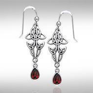 Celtic Knotwork Silver Earrings TER120 Earrings