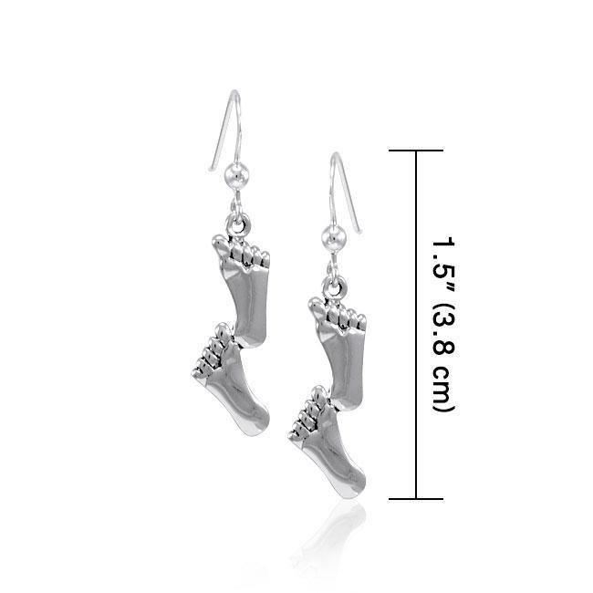 Footprint Earrings TER1509 Earrings