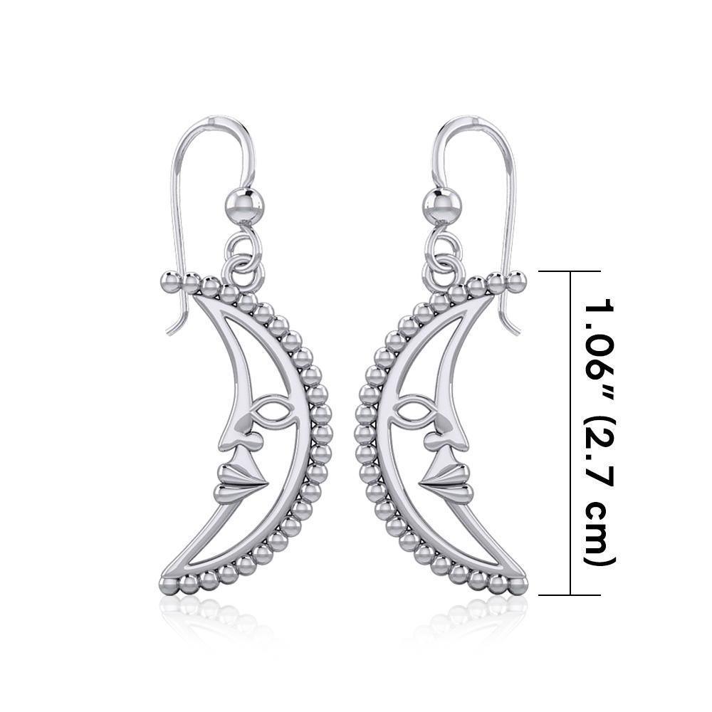 Crescent Moon Silver Earrings TER1904 Earrings