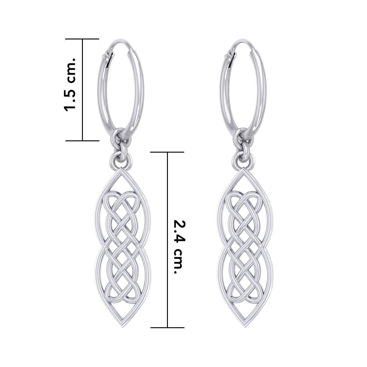 Celtic Entwined Hoop Earrings TER2098 - peterstone.dropshipping