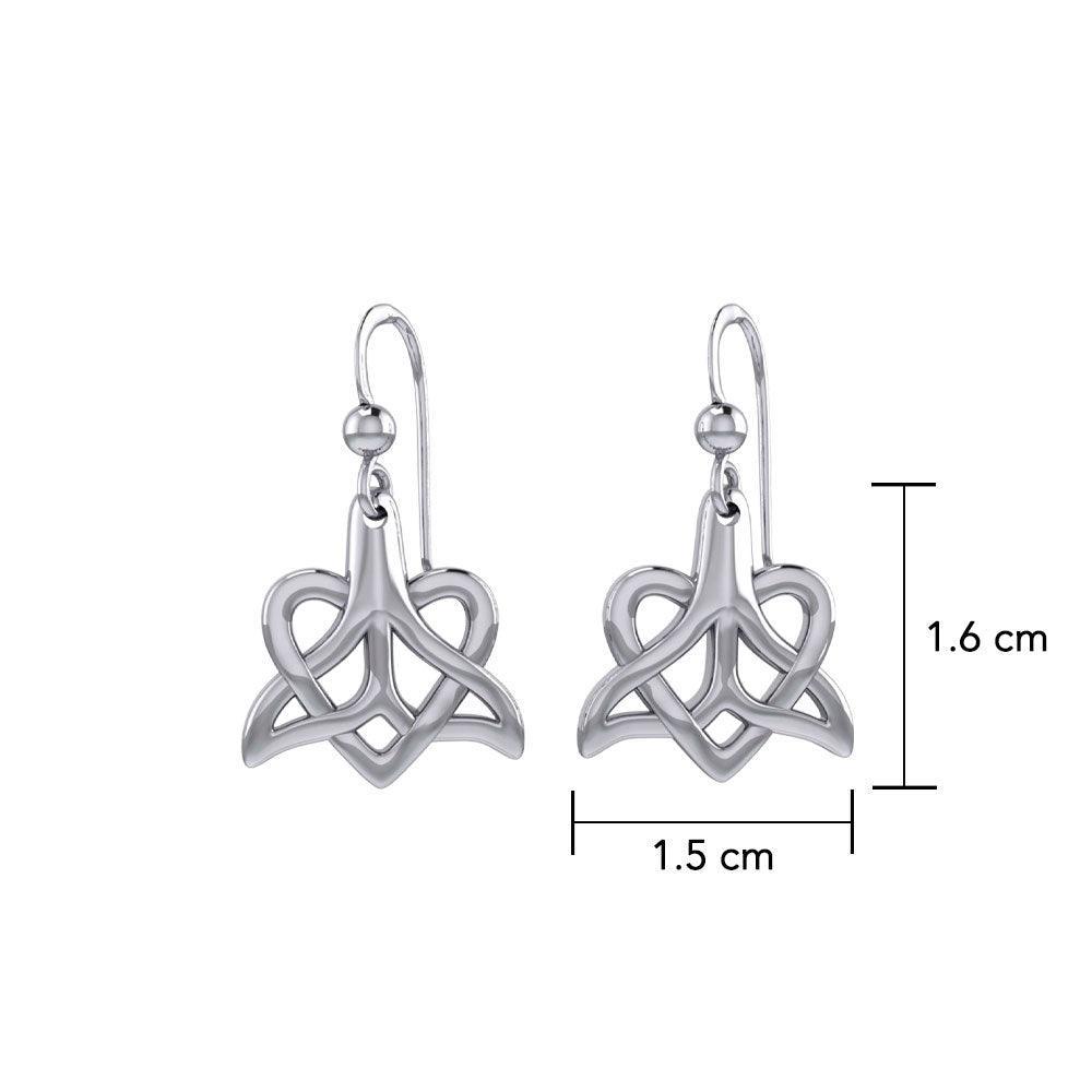 Whale Tail And Heart Earrings TER2164 - peterstone.dropshipping