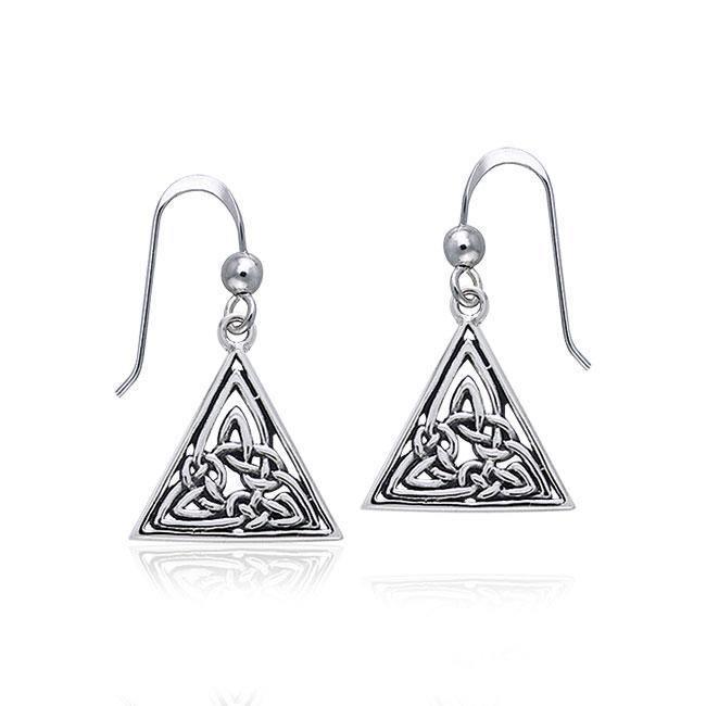 Celtic Knotwork Silver Earrings TER374 Earrings