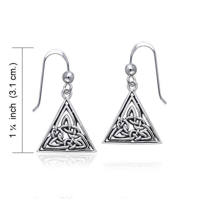 Celtic Knotwork Silver Earrings TER374 Earrings