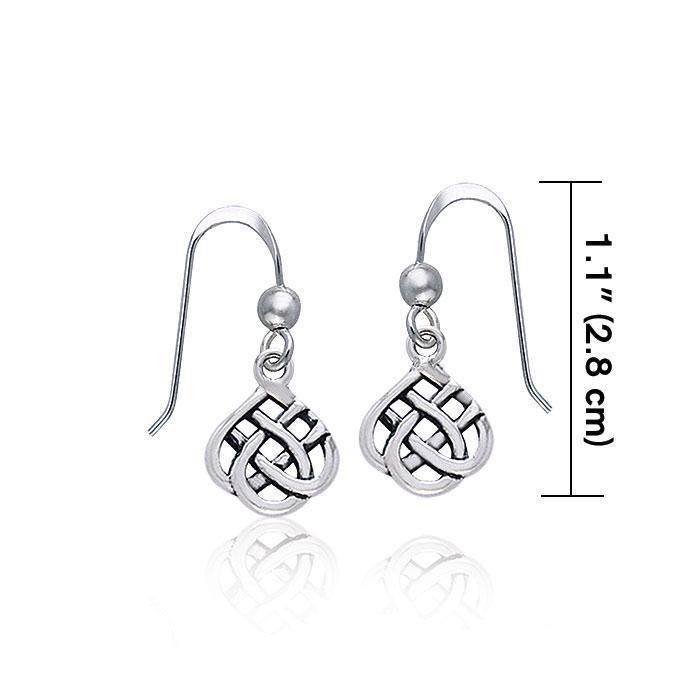 Celtic Knotwork Silver Earrings TER375 Earrings