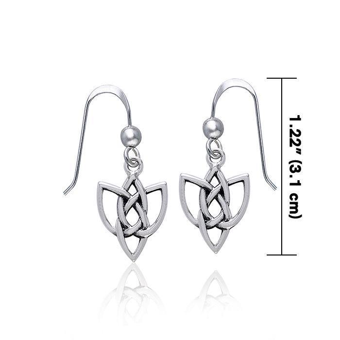 Celtic Knotwork Silver Earrings TER377 Earrings