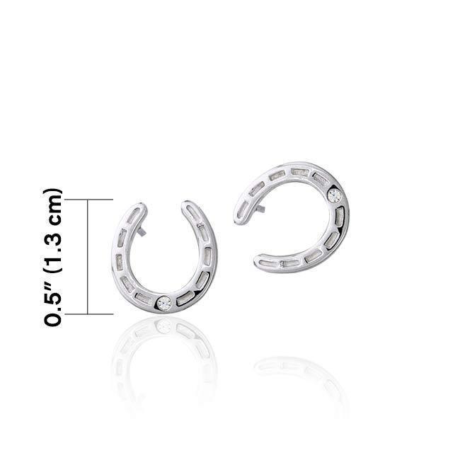 Horseshoe Post Earrings TER933 Earrings