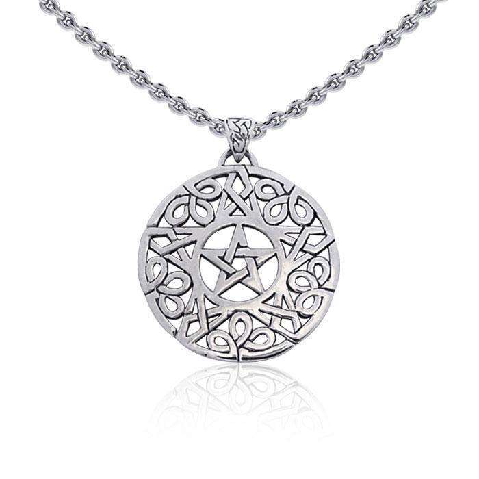 TP1306 Knotwork Pentacle Pendant