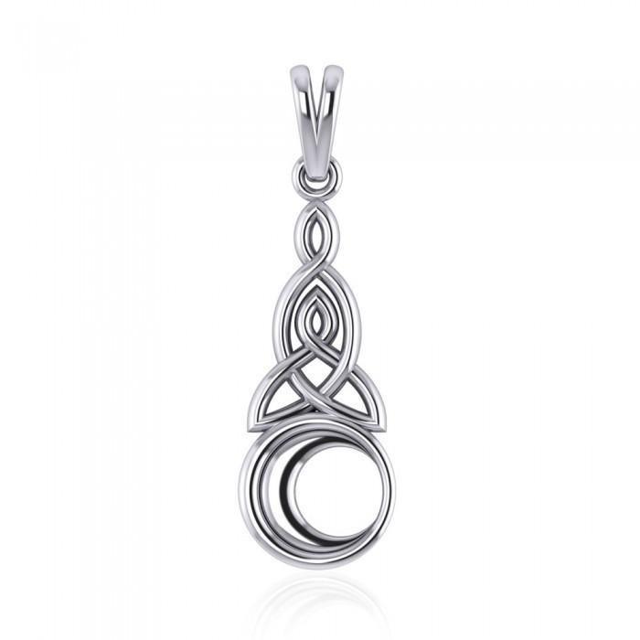 Celtic Knot Moon Earrings TP1358