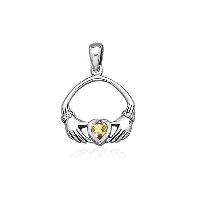 Irish Claddagh Silver Pendant TP1401 Pendant