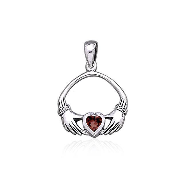 Irish Claddagh Silver Pendant TP1401 Pendant