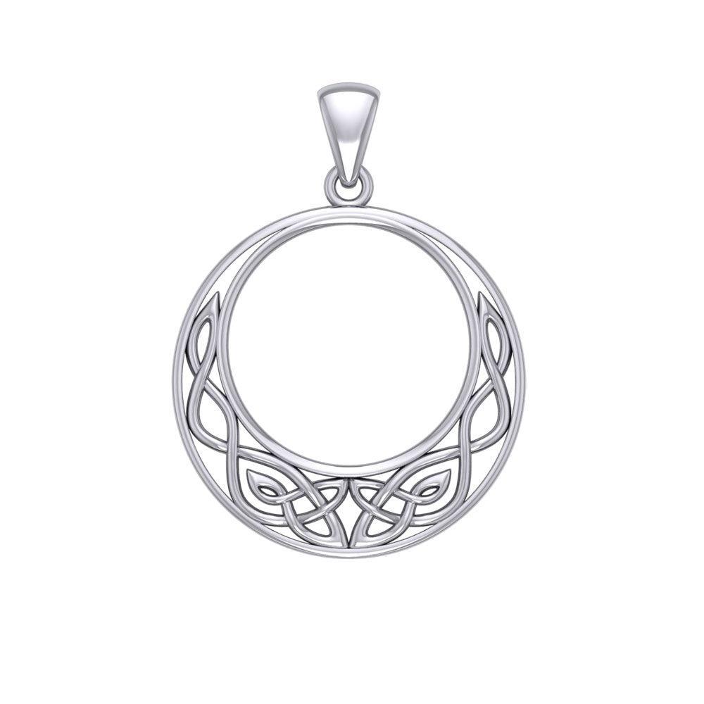 Celtic Knotwork Silver Pendant TP154 - peterstone.dropshipping