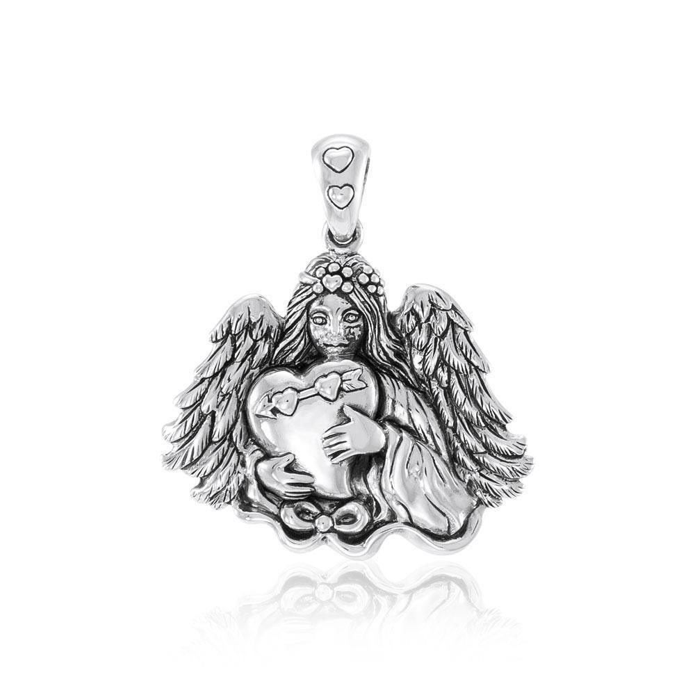 Angel Holding Heart Pendant TP2703 Pendant