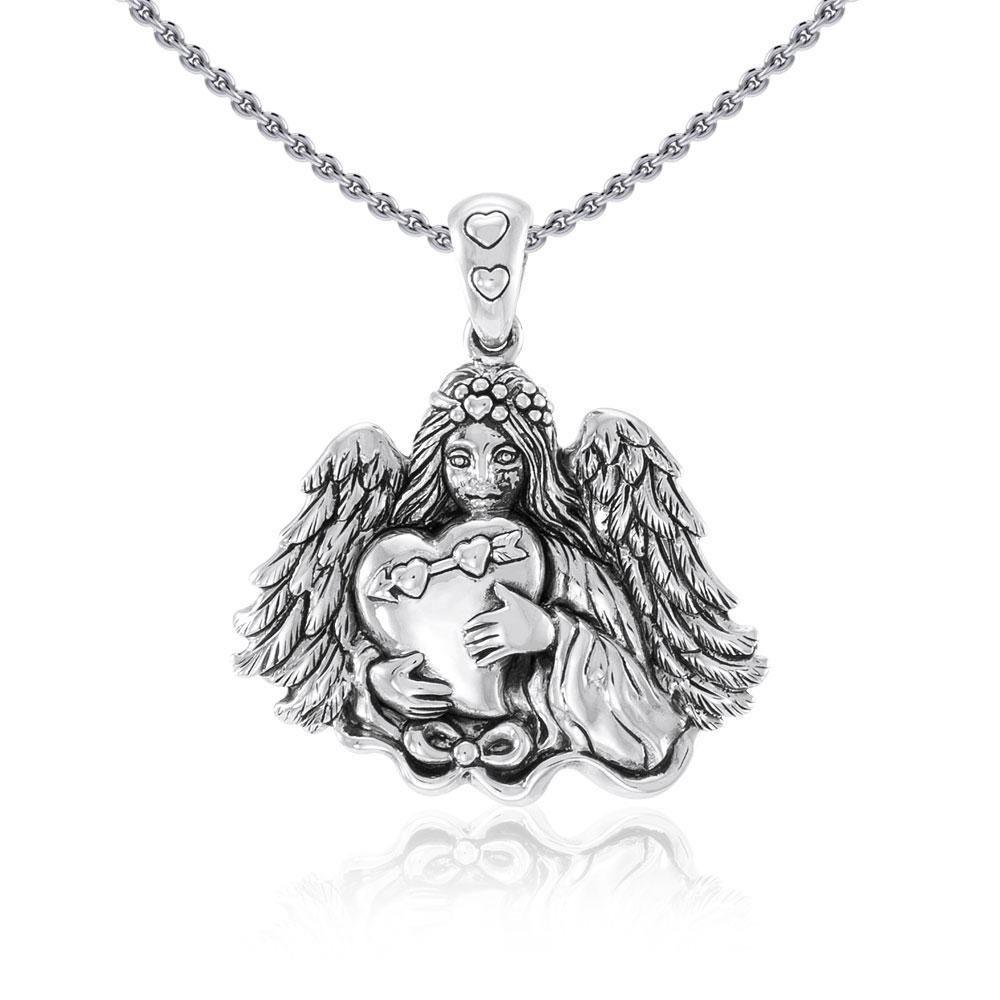 Angel Holding Heart Pendant TP2703 Pendant