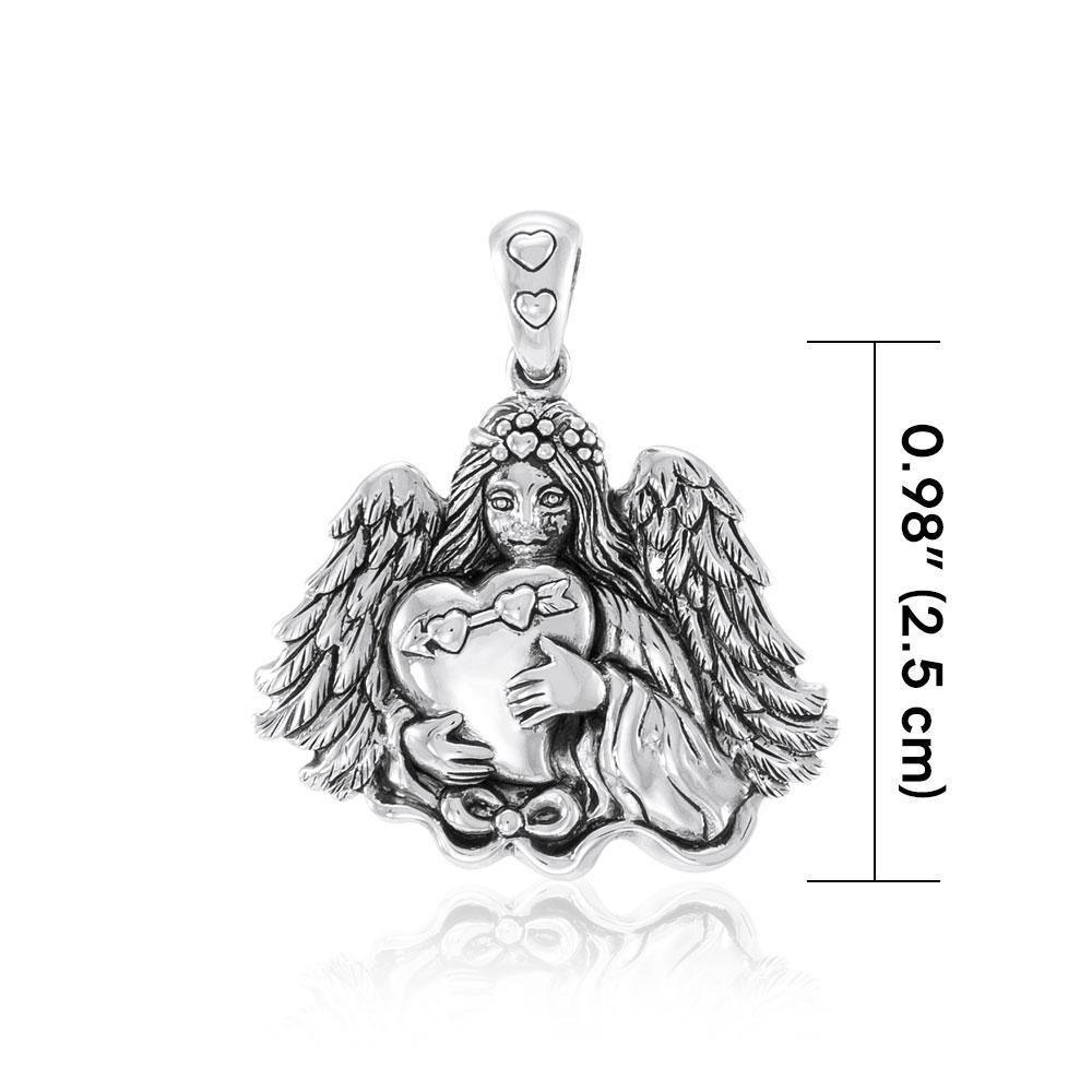 Angel Holding Heart Pendant TP2703 Pendant