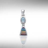 Rainbow Silver Pendant TP2797 Pendant