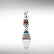 Rainbow Silver Pendant TP2797 Pendant