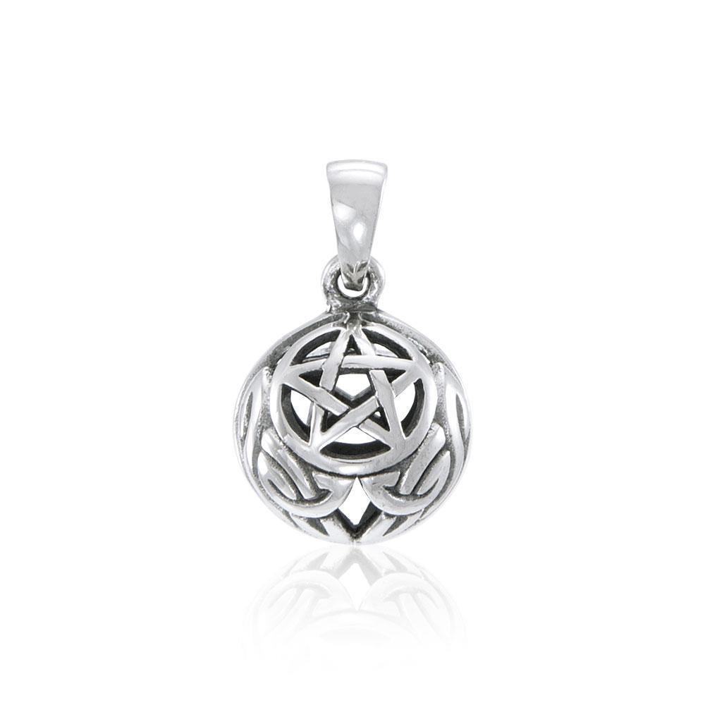 Silver Pentagram Pentacle Pendant TP2842 Pendant