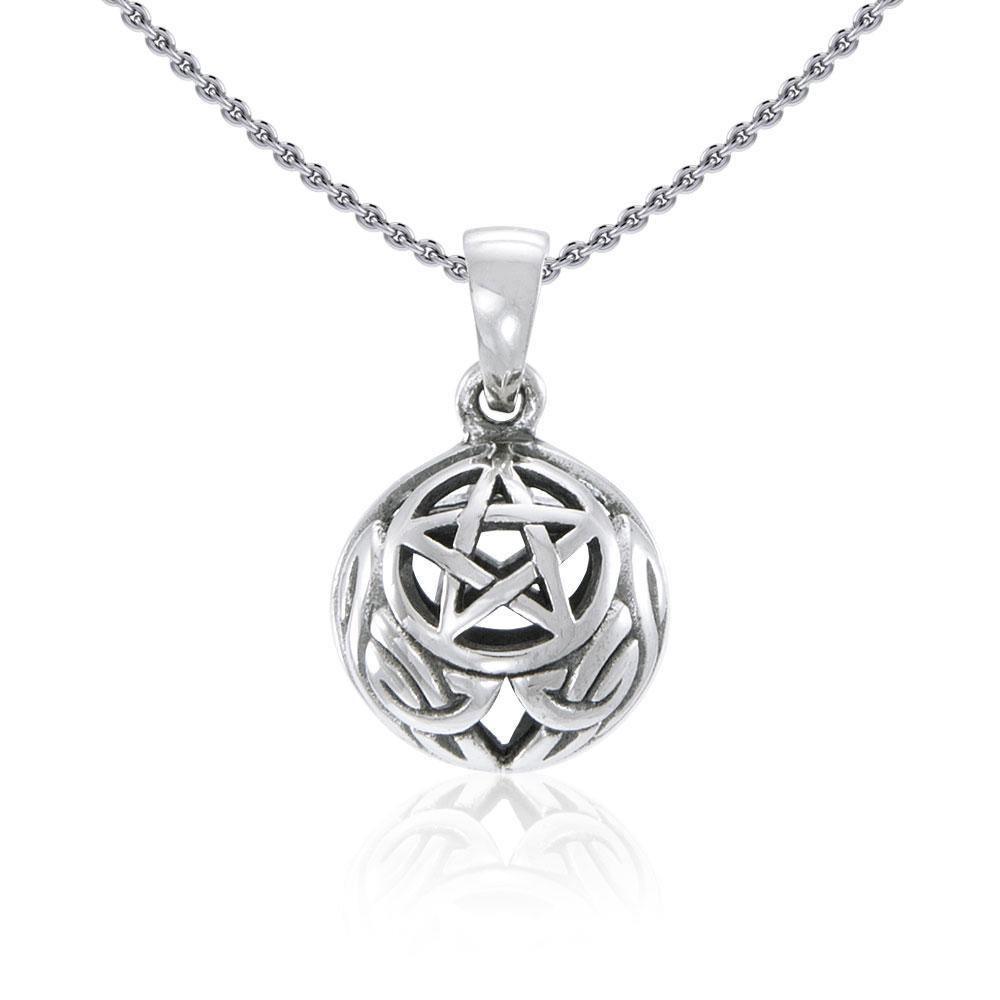 Silver Pentagram Pentacle Pendant TP2842 Pendant