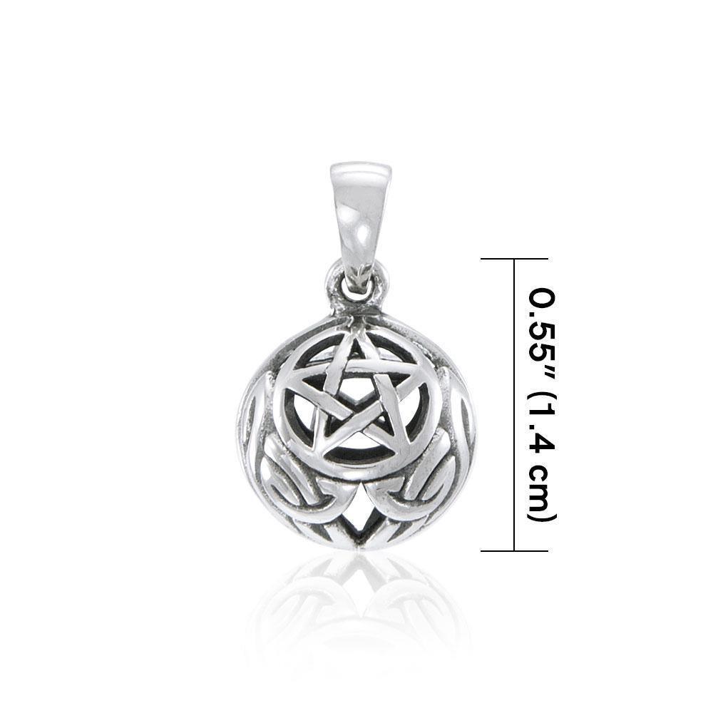 Silver Pentagram Pentacle Pendant TP2842 Pendant