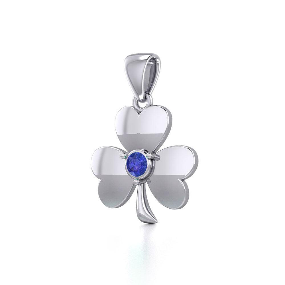 Celtic Shamrock Silver Pendant TP3104 - peterstone.dropshipping