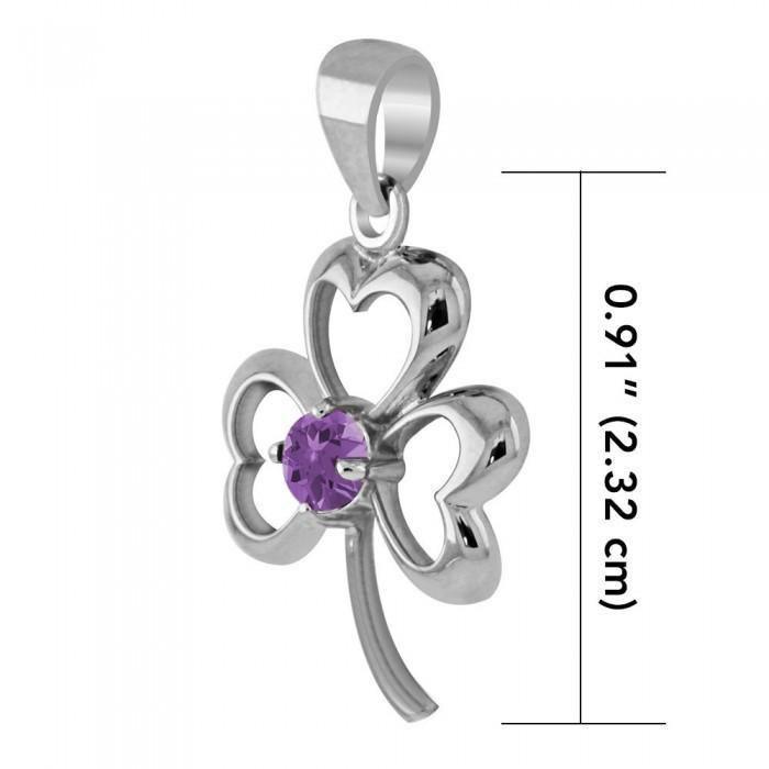 Celtic Shamrock Silver Pendant TP3105