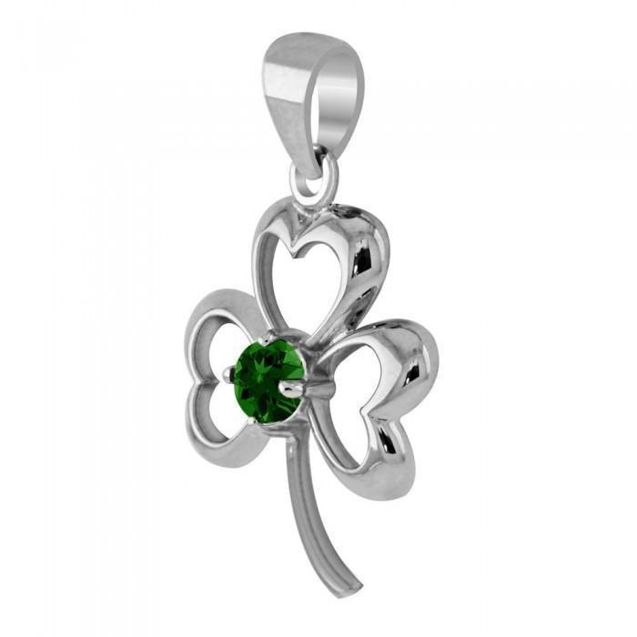 Celtic Shamrock Silver Pendant TP3105