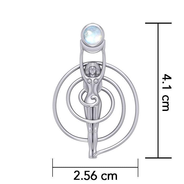 Spiral Goddess Pendant TP3231 - peterstone.dropshipping