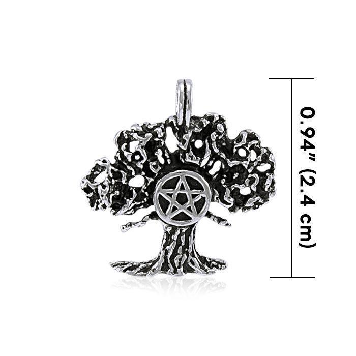 TP3322 Tree Pentagram Pendant