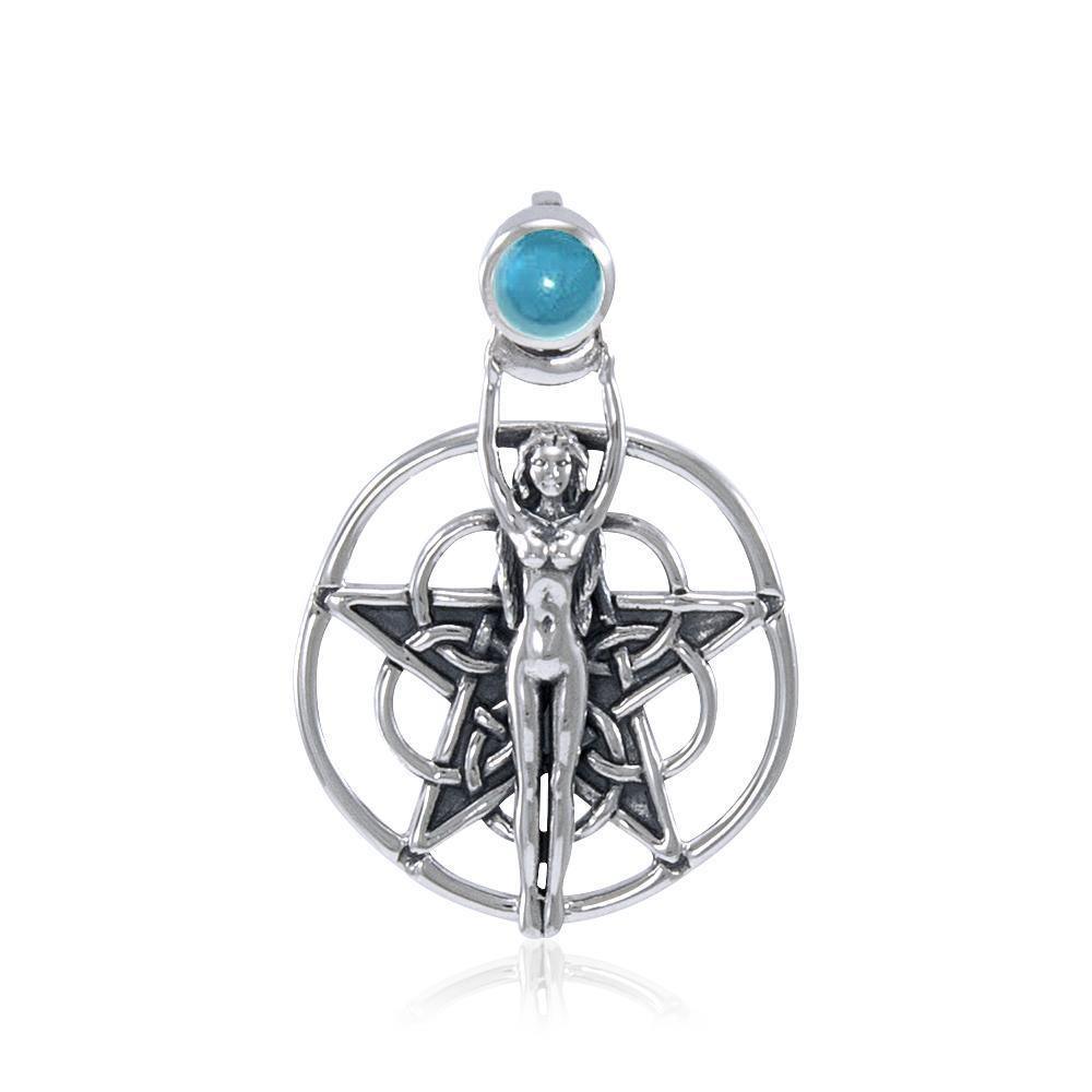 Silver Pentagram Pentacle Pendant TP3360 Pendant