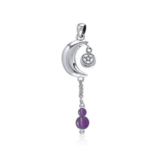 Moon the star sterling silver pendant TP3435 Pendant